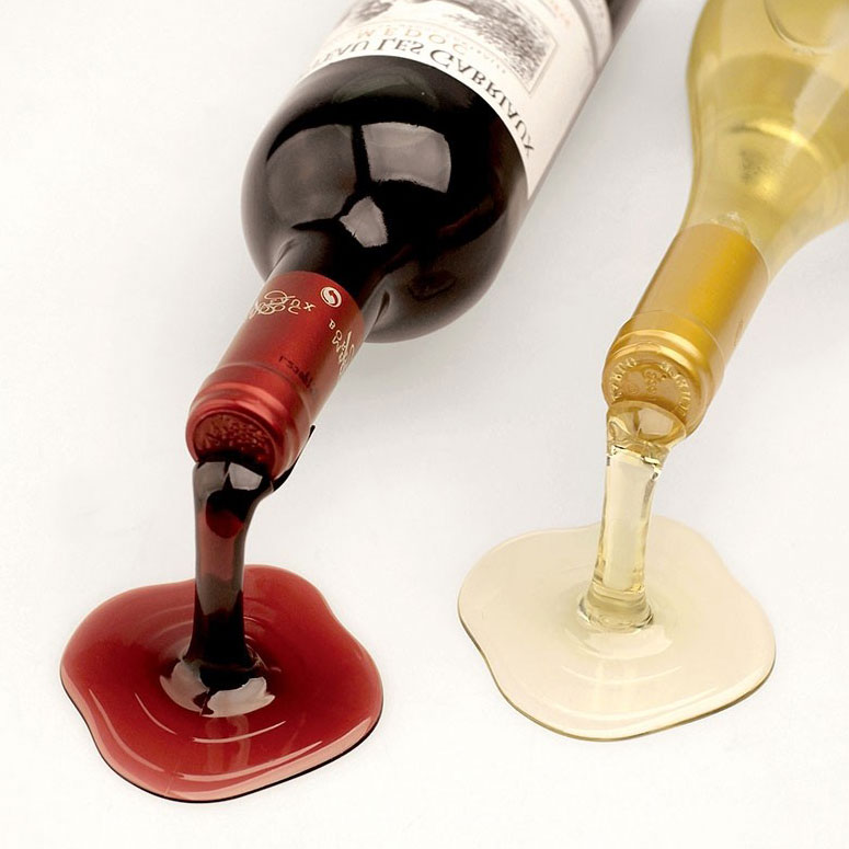 Spilled Wine Bottle Holder