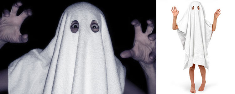 Spooky Ghost Towel