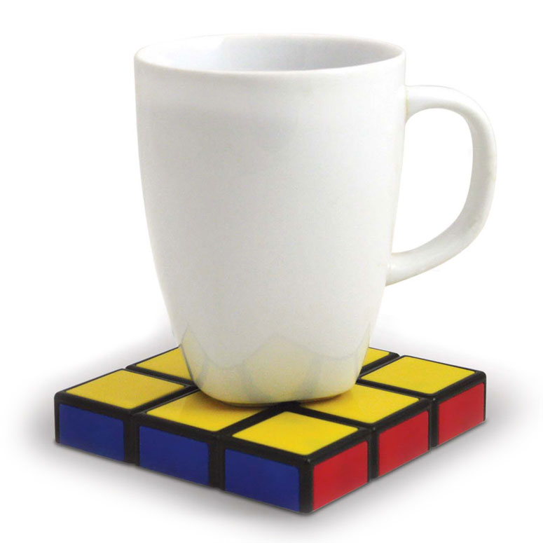 Stackable Rubik's Cube Coasters