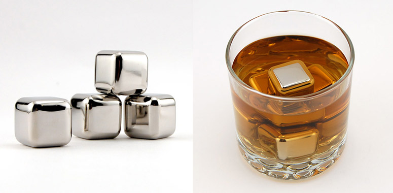 Stainless Steel Ice Cubes with Tray