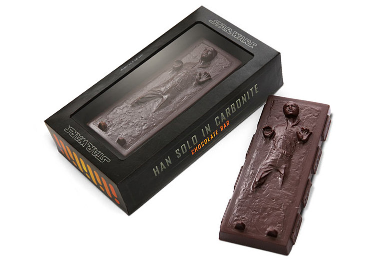Star Wars Han Solo Frozen in Carbonite Chocolate Bar