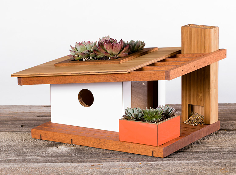Sunset Modern - Modernist Birdhouse