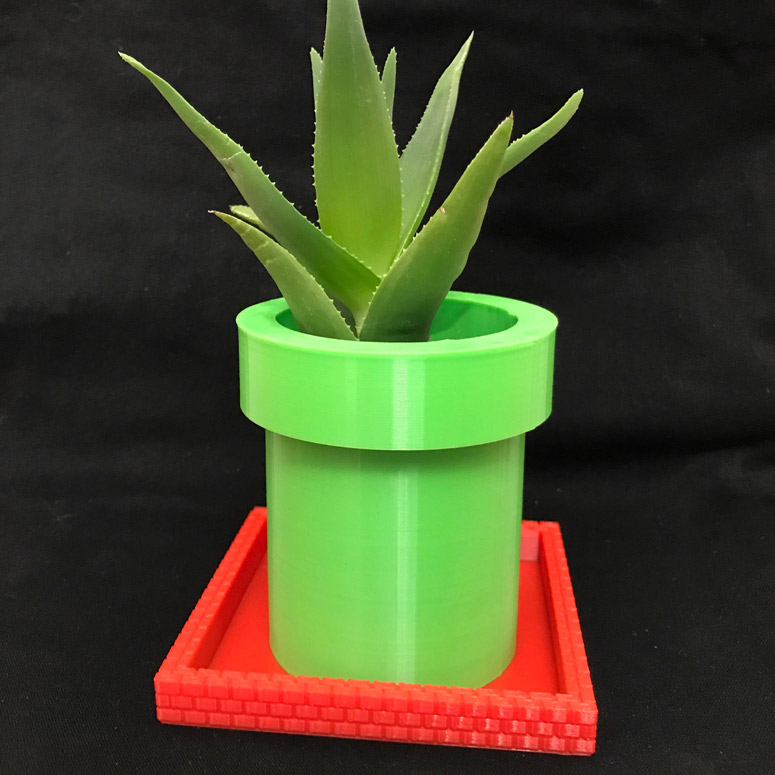 Super Mario Warp Pipe Planter