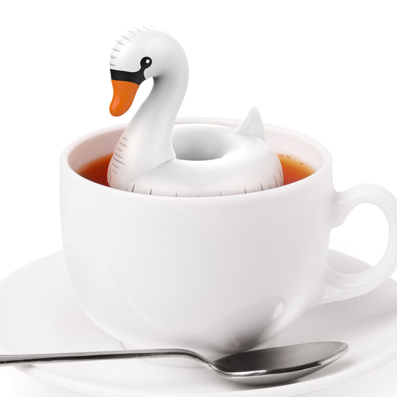 Swan Pool Float Tea Infuser