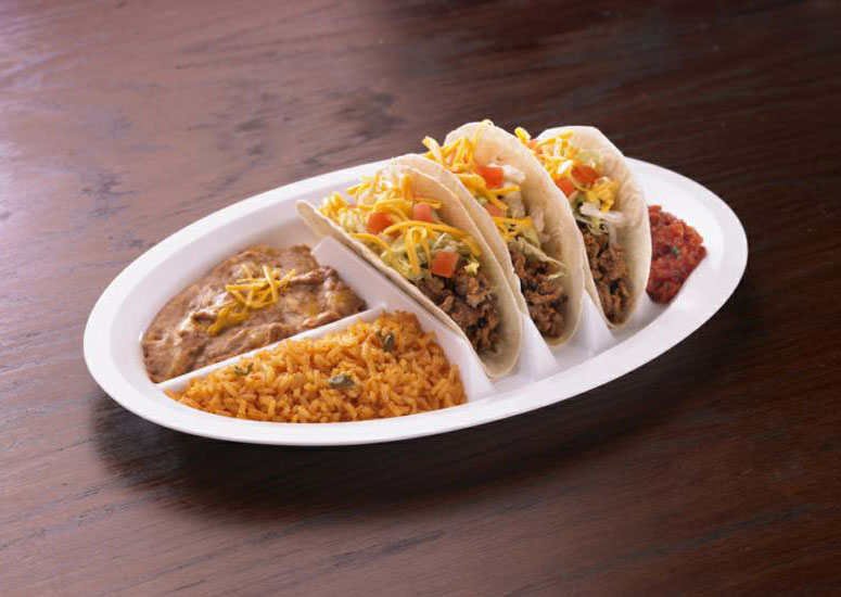 Taco Holder Set of 3 Tacos Tortilla Divider Plates Plastic Party Plates Reusable Microwave Plate