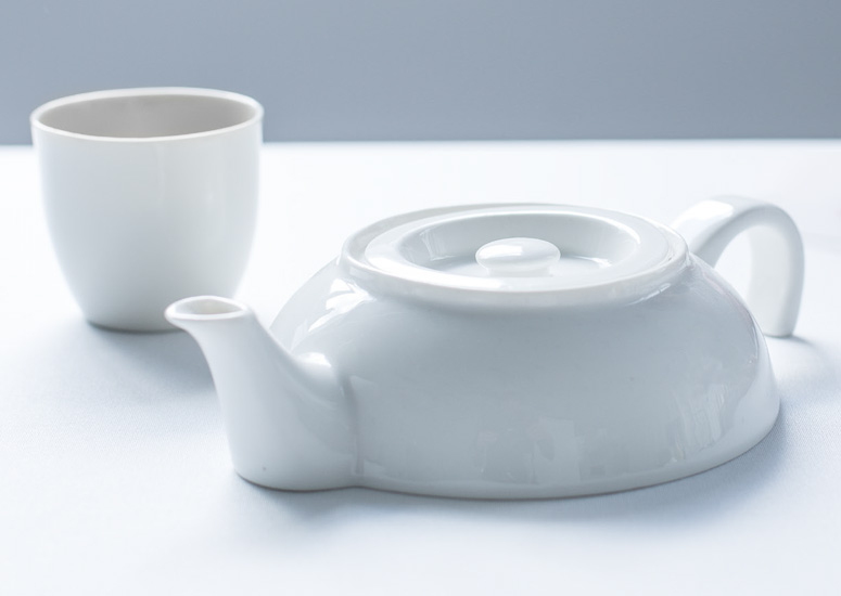 Tea For One - Ceramic Half Teapot
