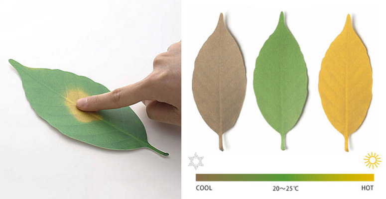 Temperature Sensitive Leaf Thermometers