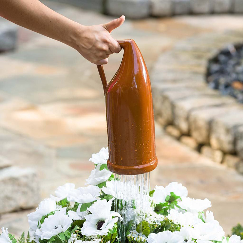 Terra Cotta Thumb Pot Watering Jug