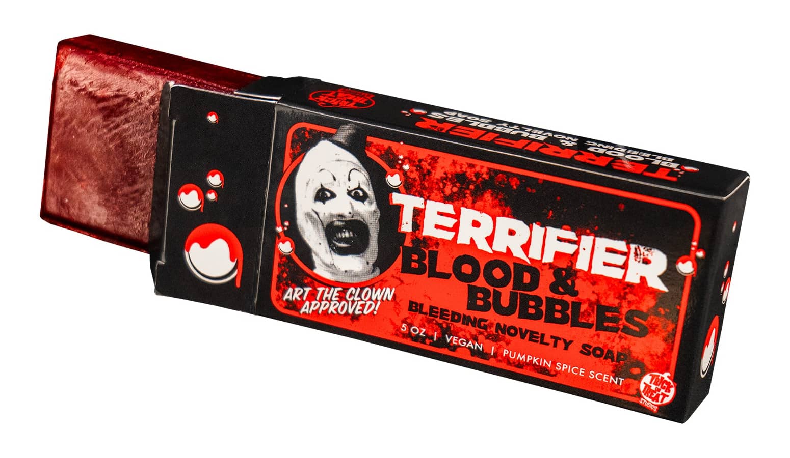 Terrifier Blood and Bubbles Bleeding Soap - Pumpkin Spice-Scented!