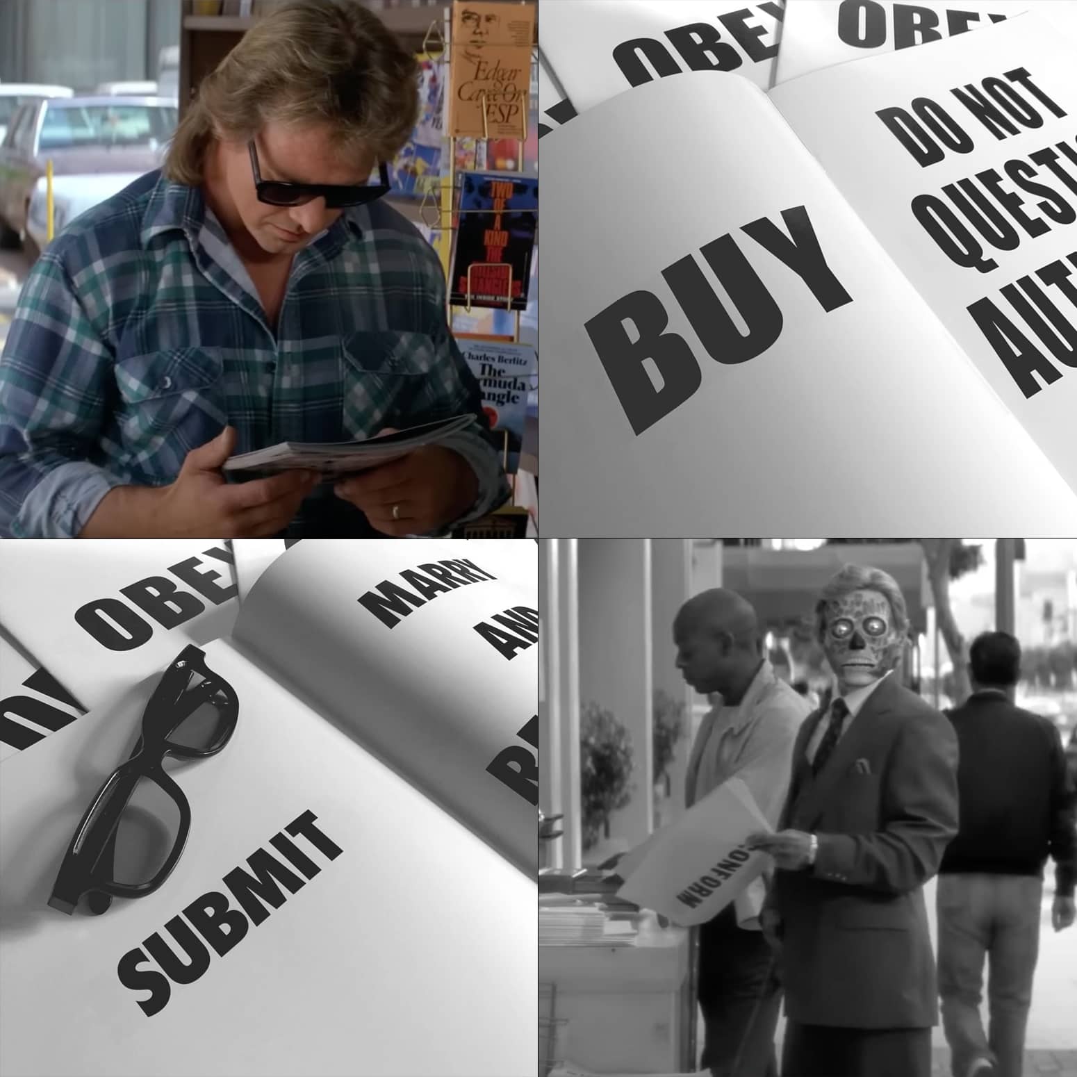 They Live OBEY Magazine Prop Replica