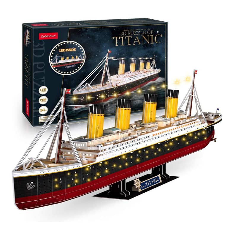 Titanic 3D Puzzle with LED Lighting | The Green Head