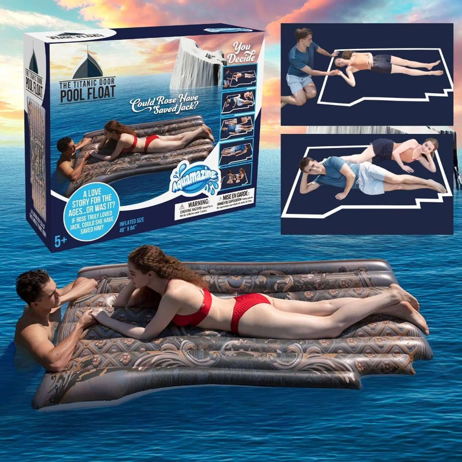 Titanic Door Pool Float - For Two People!