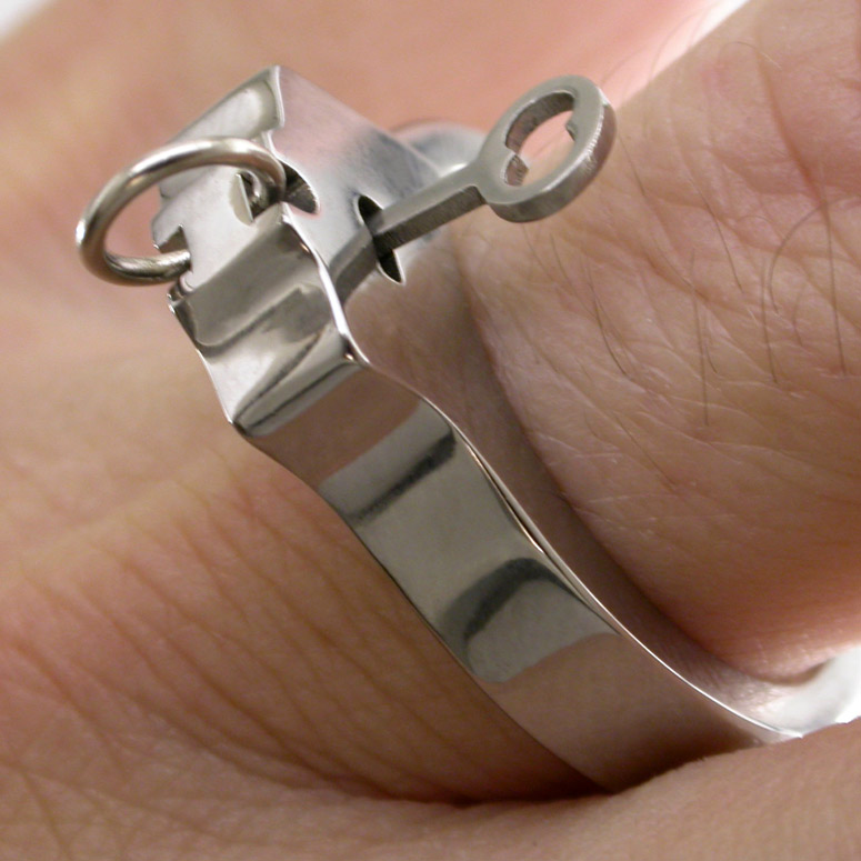 Titanium Working Handcuff Ring