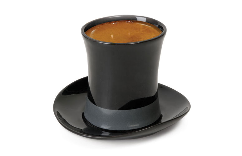 Top Hat Espresso Cup And Saucer