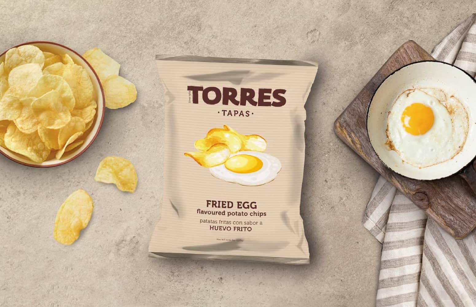 Torres Fried Egg Potato Chips