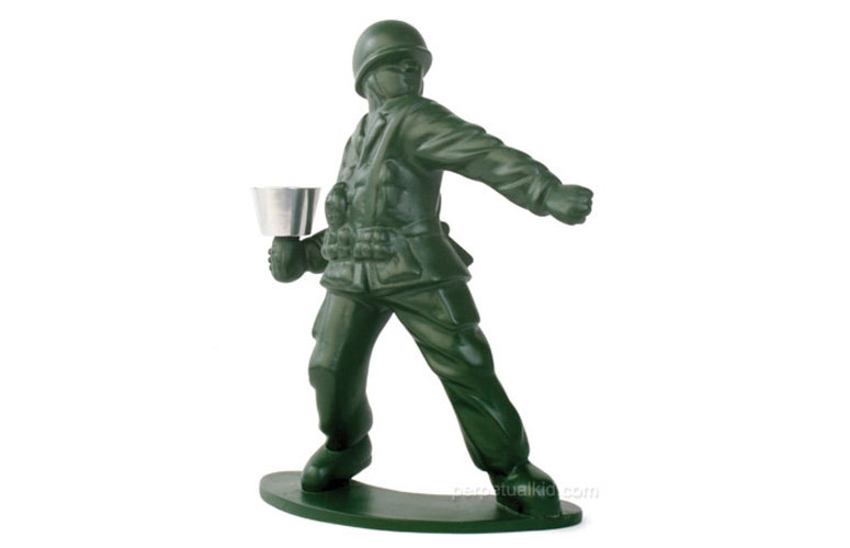 Toy Soldier Candle Holder