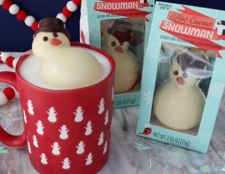Trader Joe's Melting Hot Cocoa Snowman