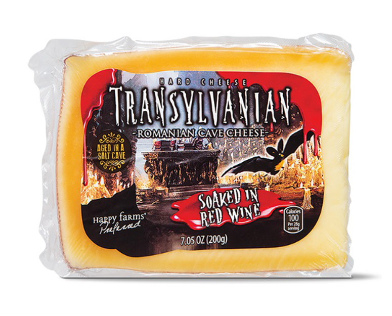 Transylvanian Cave Cheese - Soaked in Red Wine!