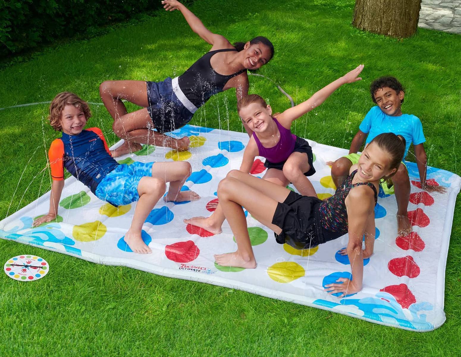 Twister Splash Ultimate - Backyard Water Sprinkler Game / Splash Mat