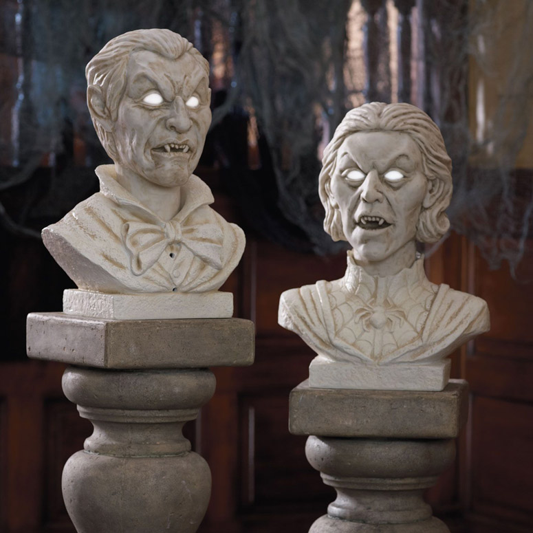 Velma And Evander Interactive Marble Busts
