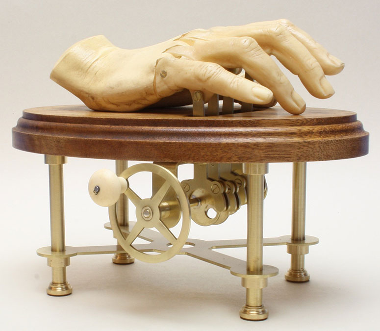 Waiting Hand Automaton - Hand-Operated Kinetic Sculpture