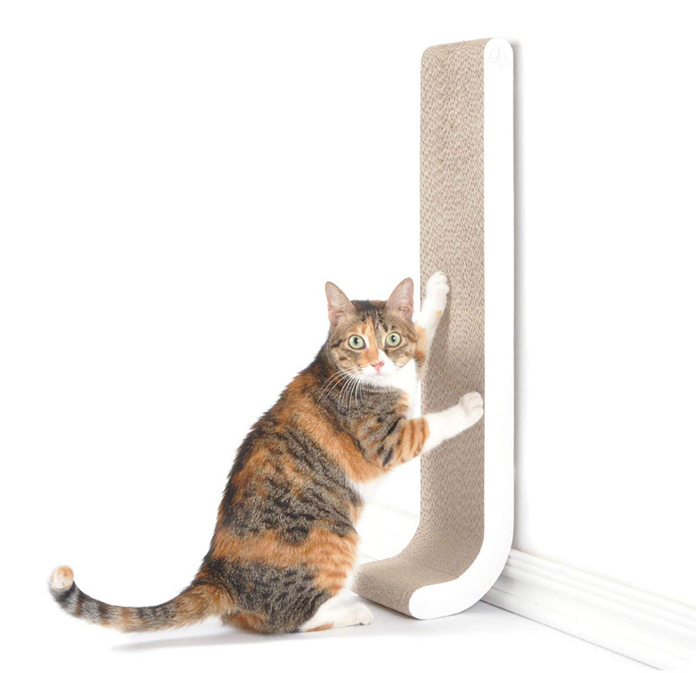 36 Inch Tall Cat Scratch Post for Large Cats FUKUMARU Cat Scratching Post Wall Mounted Rubber Wood Cat Scratcher Posts for Kittens 