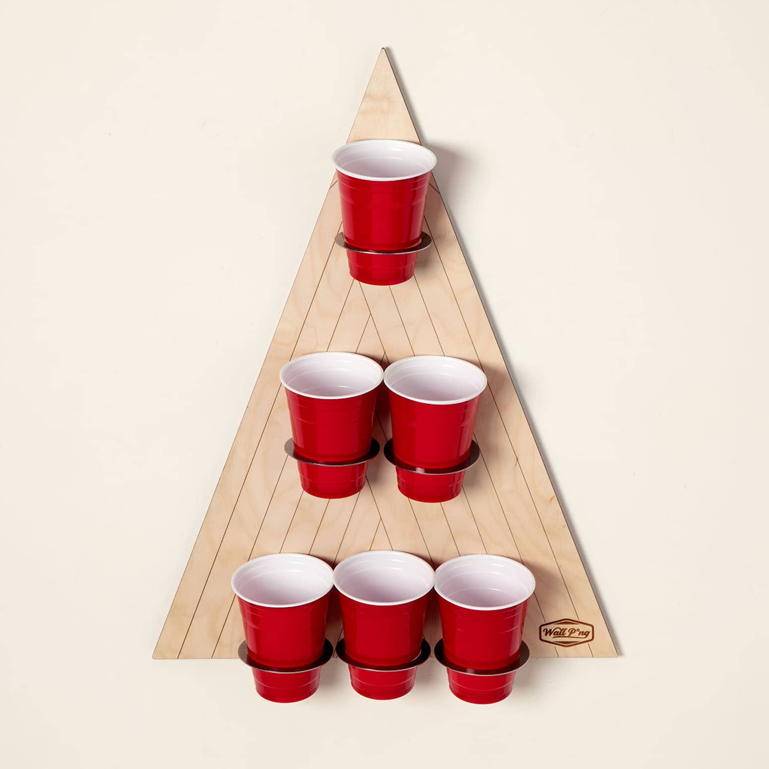 Wall Pong - Space-Saving Vertical Beer Pong Game