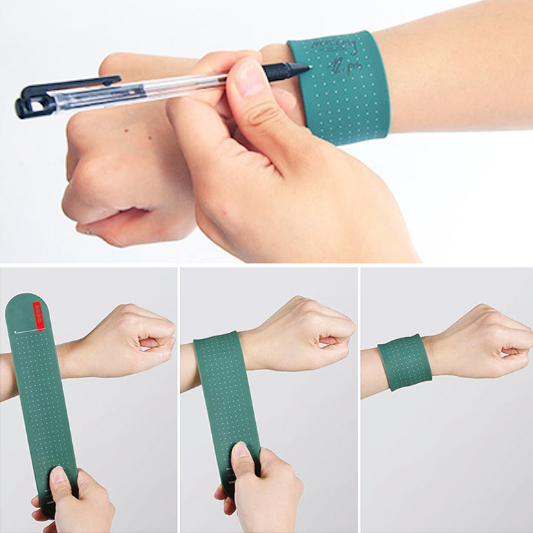 WEMO Wearable Memo Pad Slap Bracelet