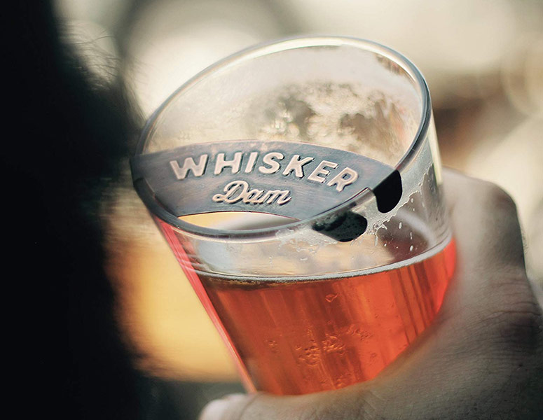 Whisker Dam - Mustache Drink Guard