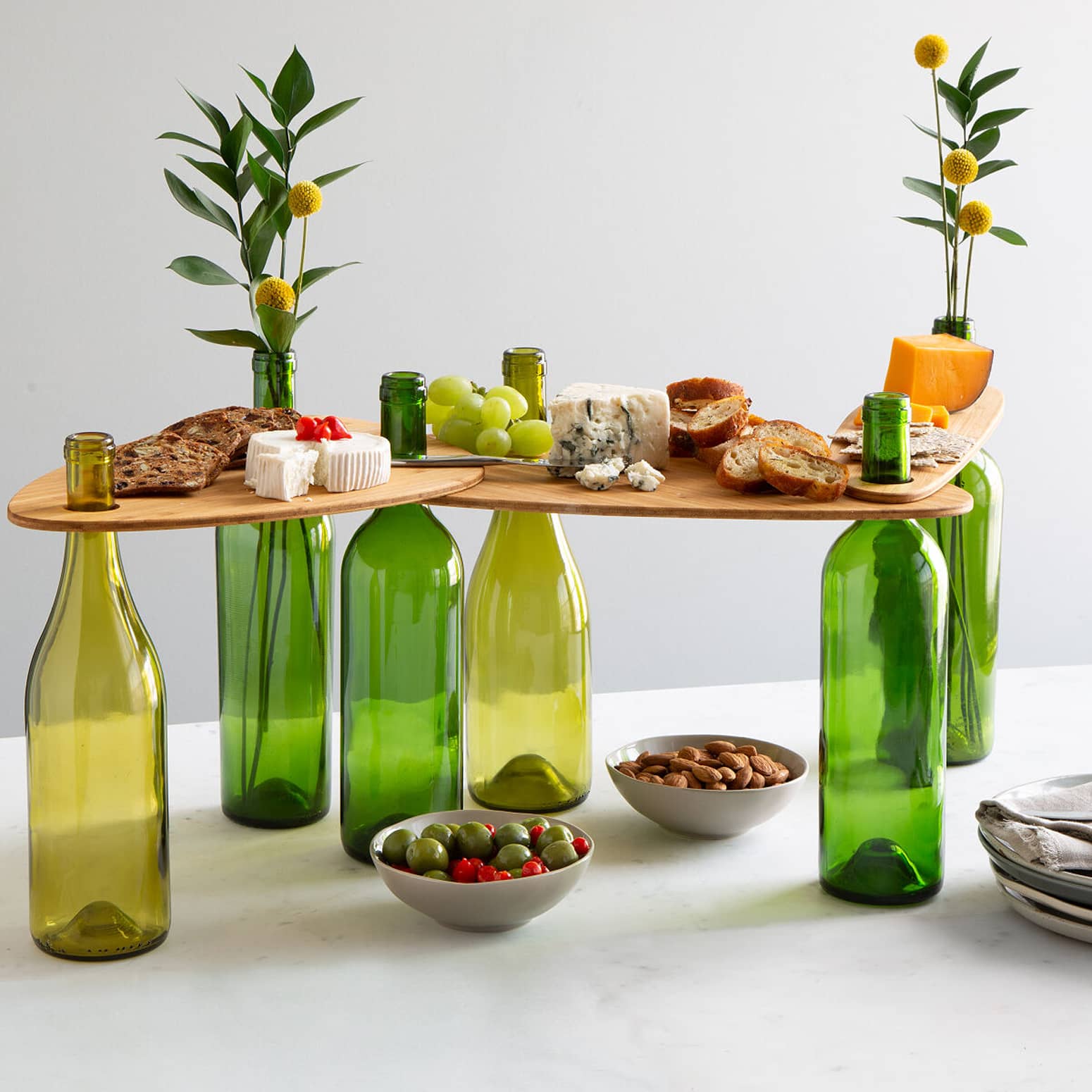 Wine Bottle Topper Serving Set