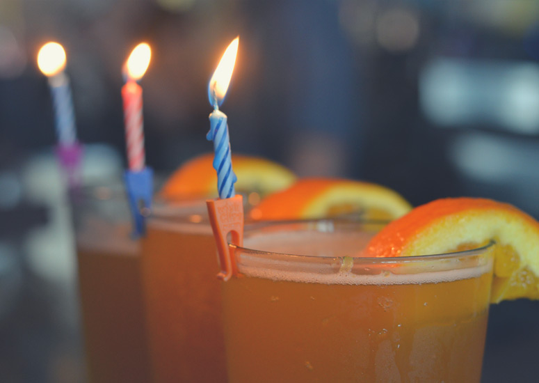 Wish Clips - Birthday Candle Holders For Drinks