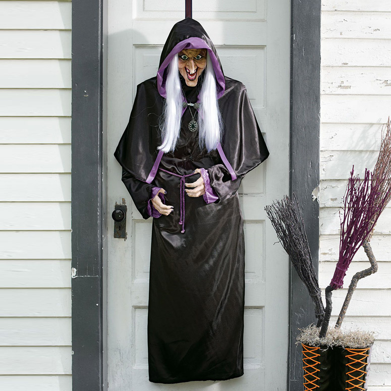 Witchy Witch Animated Door Hanger