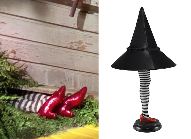Wizard of Oz Wicked Witch of the East Leg Lamp