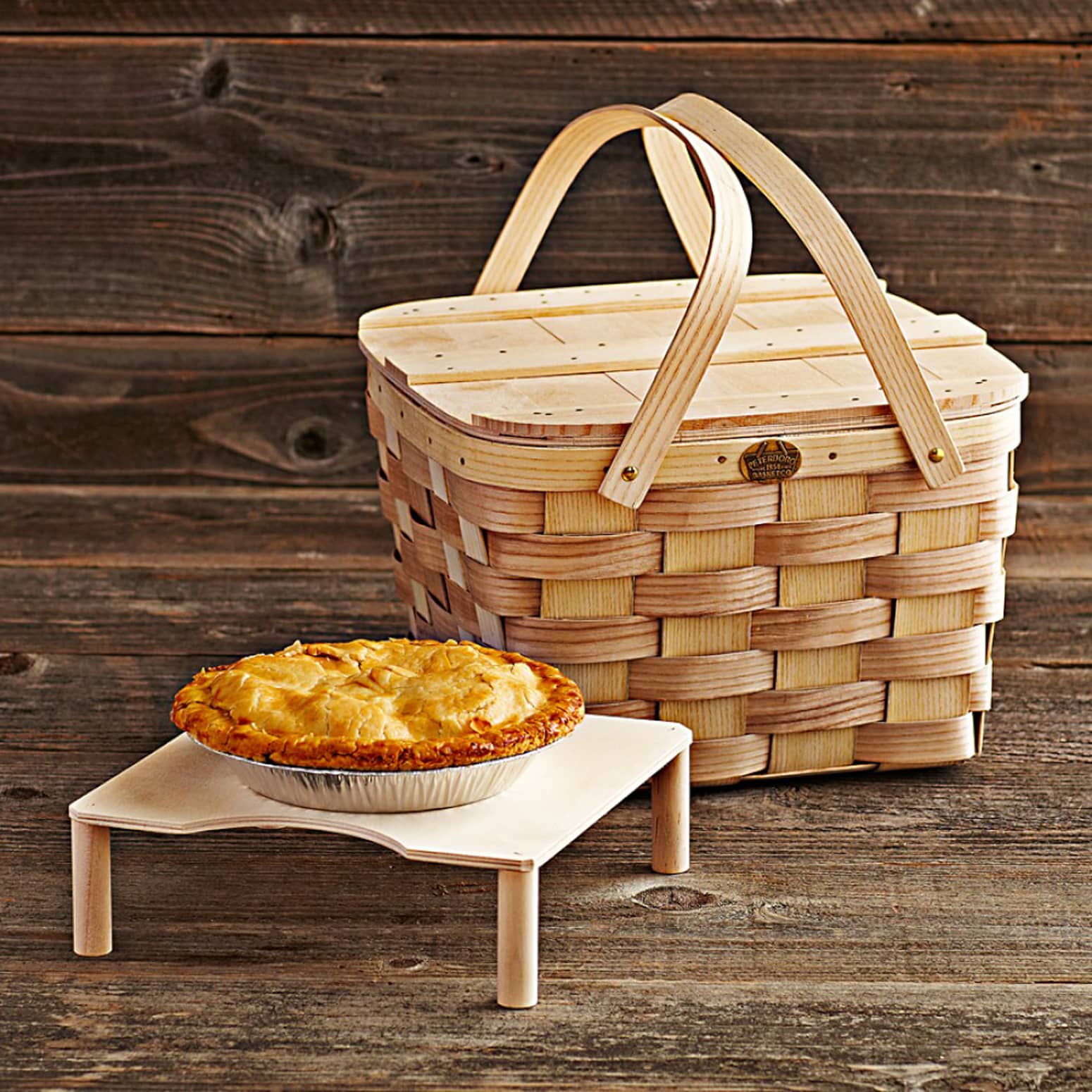 Wooden Pie Basket
