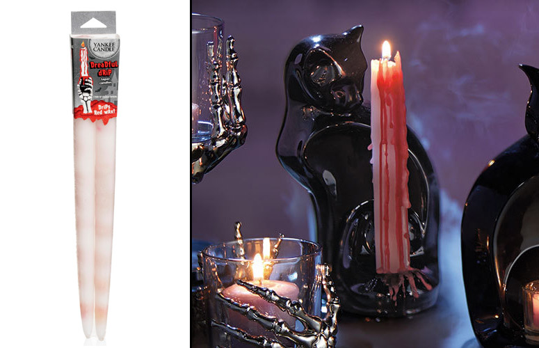 Yankee Candle Dreadful Drip Candles - Drips Blood Red Wax!