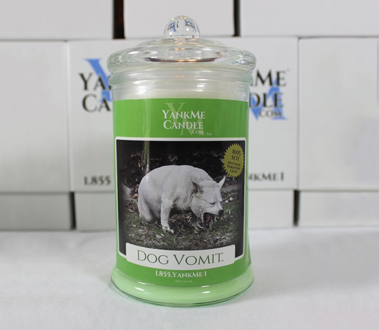 YankMe Candle - Dog Vomit Funny Scented Candle