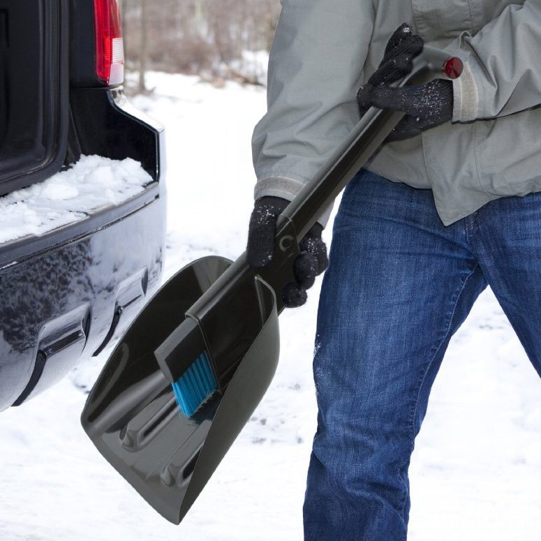 Zeus - All-In-One Snow Shovel, Brush, and Ice Scraper